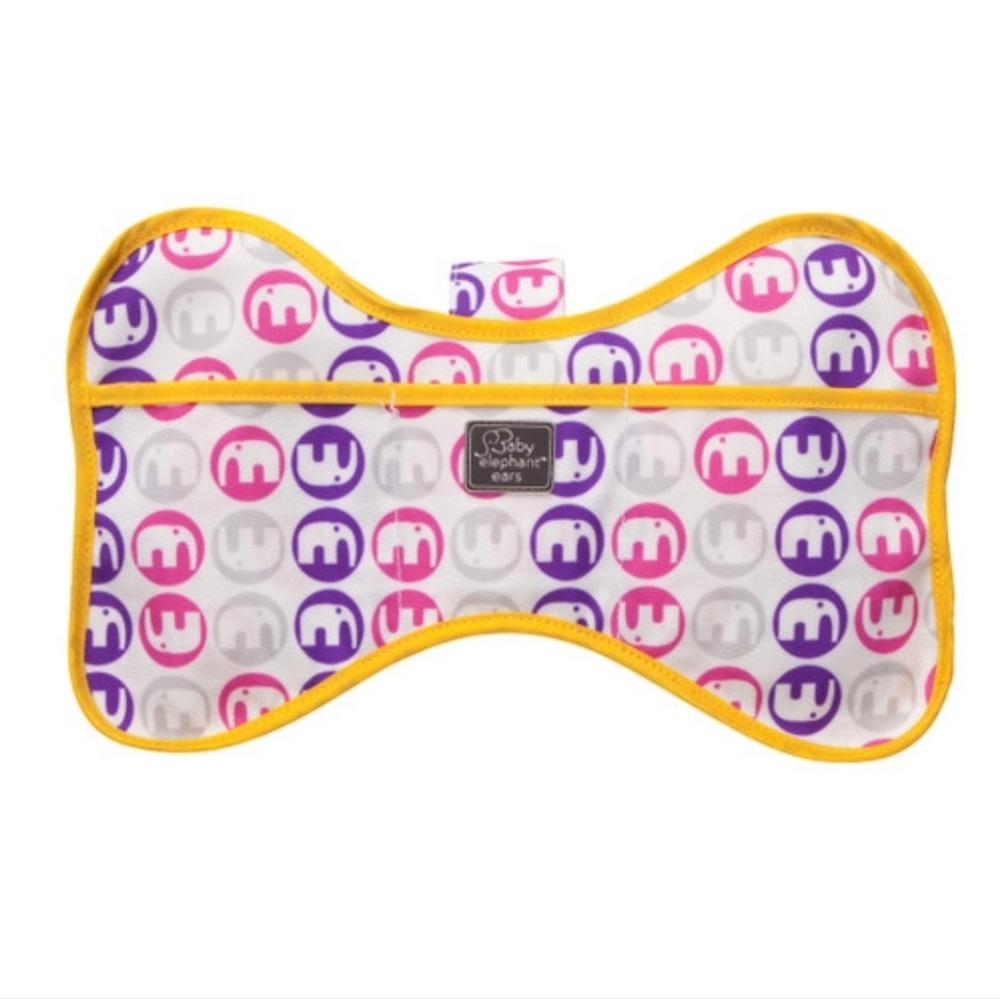 Baby Elephant Ears Stroller Organizer Bag – Pink & Purple Elephant Print - Picture 3 of 5